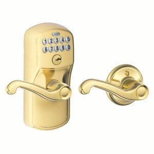 Schlage - Keypad Lever and Flair Lever with Auto Lock