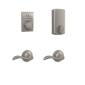 Schlage - Dexter® Keypad Deadbolt with Seville Lever