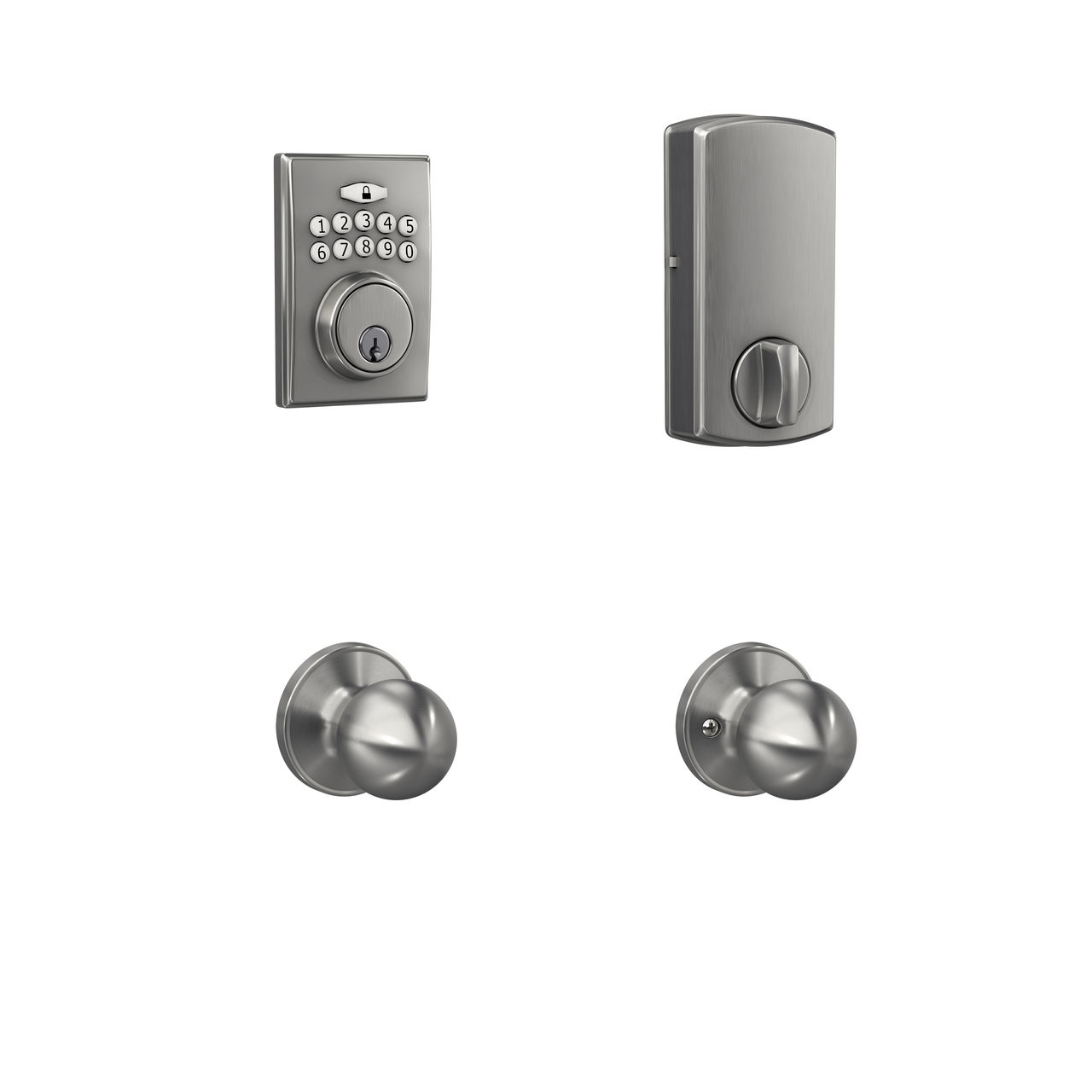 Schlage – Dexter® Keypad Deadbolt with Corona Knob