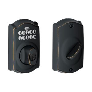 Schlage Camelot Electronic Keypad Single Cylinder Deadbolt